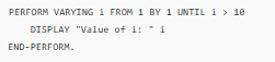 Simple COBOL program used to illustrate Abstract Syntax Tree